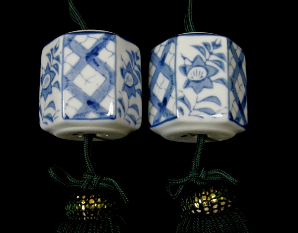 Japanese Scroll Weights Set with Tasssels
