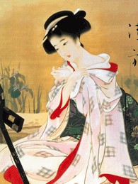Bijin-ga Painting by Kaburaki Kiyokata