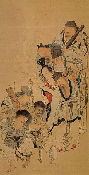 Hassennin-zu, Daoist Immortals