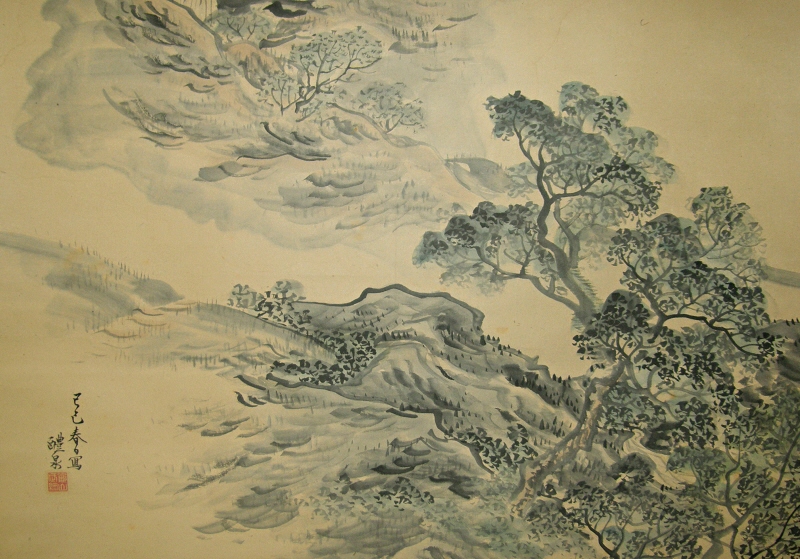 Japanese Mountain Stream View Picture