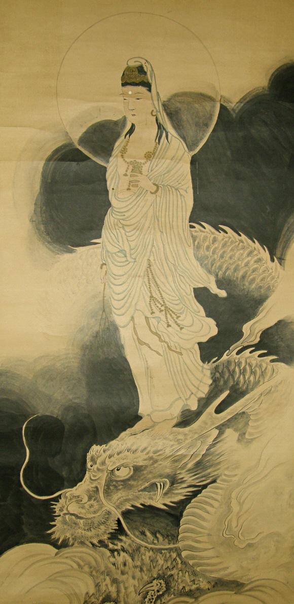 Quan Yin Goddess on Dragon