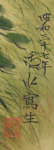 Signature and Seal of the Painter
