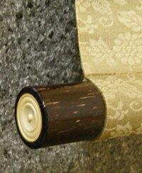 Roller End made from Wood (Ivory Cap)