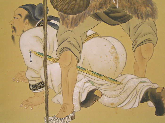 Kanshin goes under legs