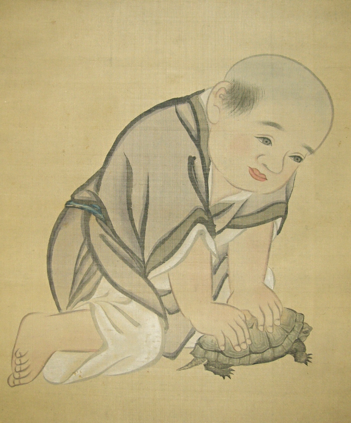 Kid Plays with Kame